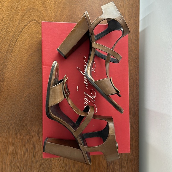 ROGER VIVER Cubiste sandals so 40 - Picture 7 of 10